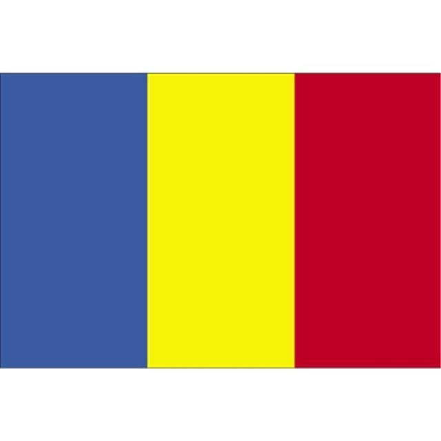 Annin Flagmakers 196923 4 Pi X 6 Pi Nyl-Glo Drapeau de la Roumanie