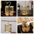 thumbnail image 2 of NICEXMAS Vintage Bird Cage Craft Golden Decorative Bird Cage Adornment for Pet Owners 1Pack, 2 of 7