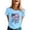 #01-Sky Blue, variant on Womens 250 Anniversary Usa Shirt 250 Anniversary Usa Flag 250 Years American Flag 250th Anniversary Usa T-Shirt Crew Neck Oversized America Pullover Streetwear