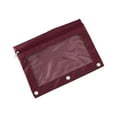 thumbnail image 2 of Antqov Trousse à Crayons 3 Anneaux avec Fermeture Éclair, Sacs pour Classe Trousse de Rangement Transparente en PVC Colorée avec Fenêtre Transparente pour Fournitures de Bureau, 2 of 3