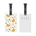 thumbnail image 5 of Kdxio Squirrel Maple Leaves And Nuts Luggage Tags Privacy Cover ID Label Suitcase Tags Identifiers For School Bags,Suitcases, 5 of 7