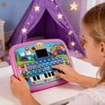 thumbnail image 4 of TIELUTT Kids Learning Tablet Toddler Tablet with LED Screen Teach Alphabet Numbers Learning for Circuit Board for Kids Jr Kid Play Color Cubes Kid Animals Games for Toddlers 4 Years Girls, 4 of 6