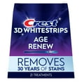 thumbnail image 1 of Crest 3D Whitestrips Age Renew At-home Teeth Whitening Kit, 21 Treatments, 28 Levels Whiter, 1 of 20
