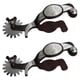 thumbnail image 3 of 2x Spur de caballos Western Cowboy Spur Anti Decoración de óxido Spur de botas de caballo tallado, diseño antiguo, para entrenamiento de competencia, 3 of 8