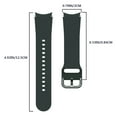 thumbnail image 3 of Correa de reloj para Samsung Galaxy Watch 4 40 mm Reemplazo de correa deportiva de silicona suave, 3 of 7