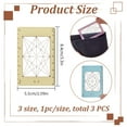 thumbnail image 2 of 1Bag Acrylic Viewfinder Rectangle Mixed Color 84x53x2mm 1bag/set, 2 of 5