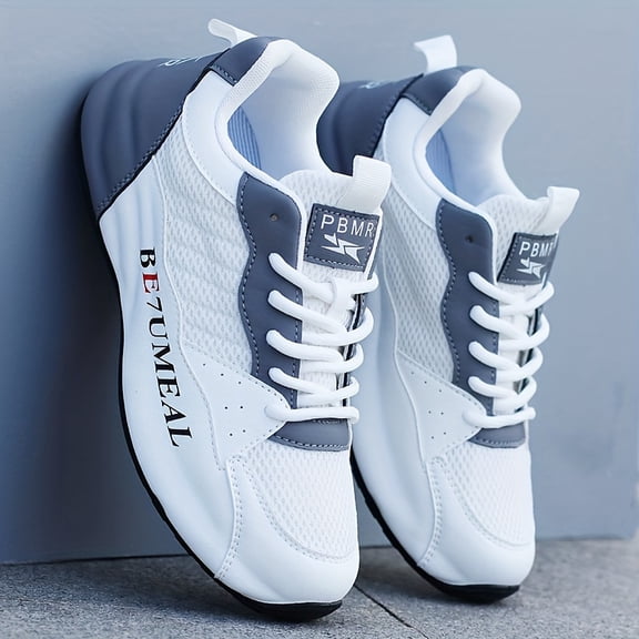 Men's Breathable Mesh Sneakers, Fashionable and Versatile Autumn/Winter Casual Running Shoes with Inner Height Increase, Lightweight and Slip- Mesh Shoes for All Seasons