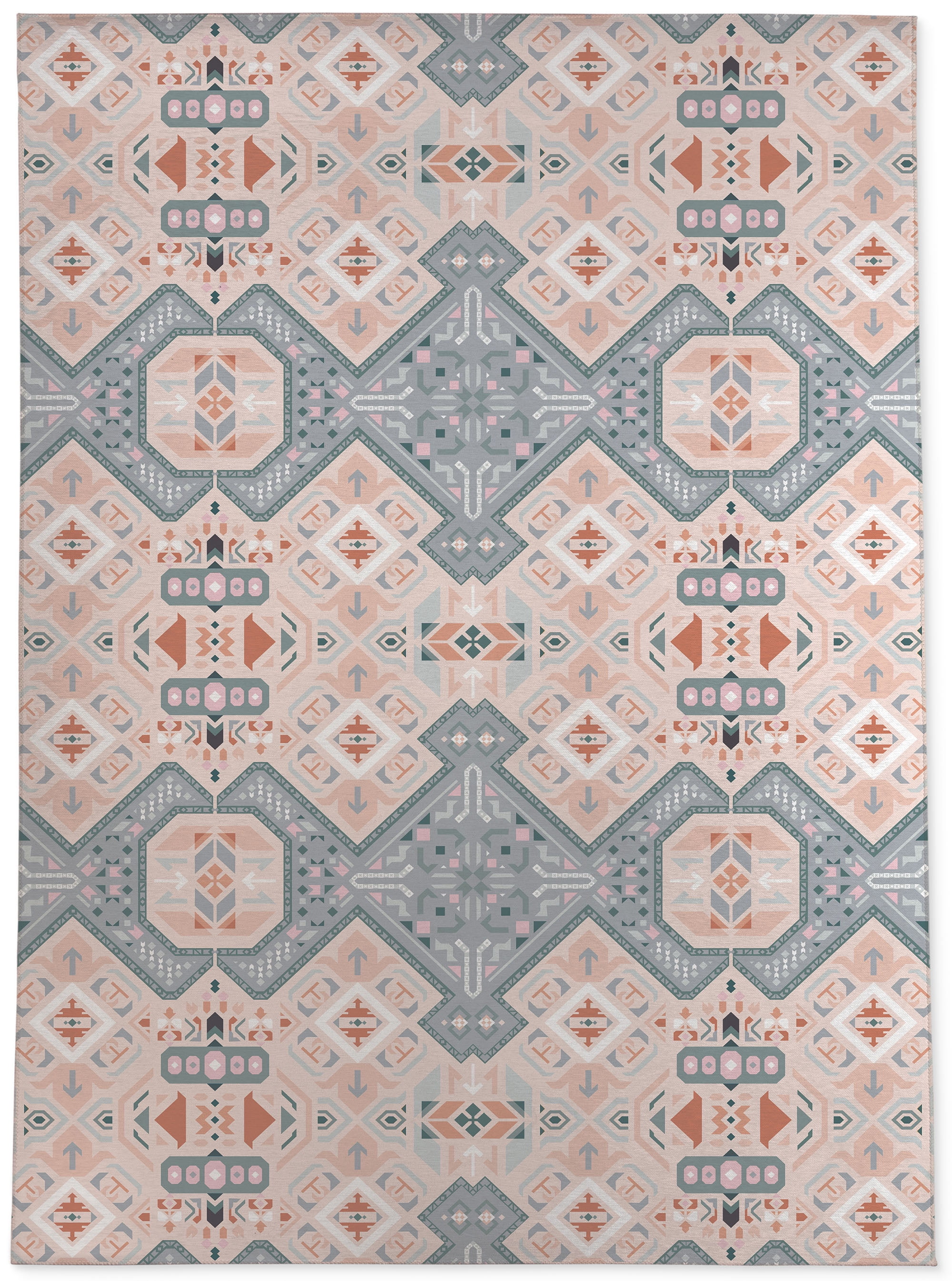 ABADEH SLATE Outdoor Rug By Kavka Designs - Walmart.com