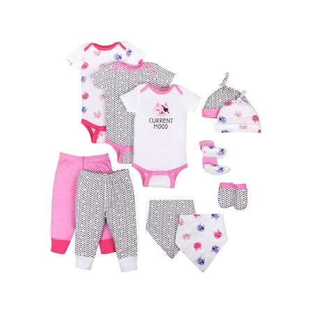 Little Star Organic Baby Shower Essentials Gift Set, 11pc (Baby