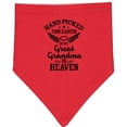 thumbnail image 2 of Inktastic Handpicked for Earth by My Great Grandma in Heaven Baby Bandana Bib, 2 of 4