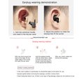 thumbnail image 4 of Tapones para los oídos de natación de silicona suave Juego de pinzas para la nariz Tapones para los oídos insonorizados (negro) Ndcxsfigh  Para Estrenar, 4 of 6