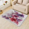 thumbnail image 1 of Cosmos Flower Rug 3x4 Area Rugs, Floral Rugs for Entryway, Modern Carpet for Bedroom Living Room, Machine Washable Non-Slip Indoor Door Mat, Soft Low Pile Area Rug, Small Decorative Rug w&fc374, 1 of 7