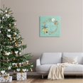 thumbnail image 3 of Stupell Industries Christmas By The Sea Wreath Holiday Painting Gallery Wrapped Canvas Print Wall Art, 3 of 5