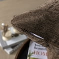 thumbnail image 3 of Pillow Covers 18x18, MANGATA CASA Set of 2 Throw Pillows Chenille Pillow Covers Fully Dyed Solid Color Cozy Soft Square Pillowcase for Farmhouse Home Decor Brown, 3 of 6