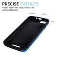 thumbnail image 3 of BLU Studio Mega 2019 Case,NEW FRONTIER 100% Slim-Fit [Merge] Strong Protective Shock Proof Dual Layer Precise Cutouts Bumper Style Phone Case for BLU Studio Mega 2019 (Red), 3 of 3