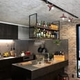 thumbnail image 5 of FSLiving Retro Vintage Design Adjusted Angle H-Type Track Head Lighting E26 Base Rust Metal Shade Tracking Light Fixture for Gallery Mirror Front Office Kitchen Island - 1 Light, 5 of 5