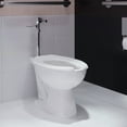 thumbnail image 6 of Sirene Floor-Mounted Comfort Height Commercial Elongated Top Flush Spud Flushometer Toilet Bowl, 6 of 13
