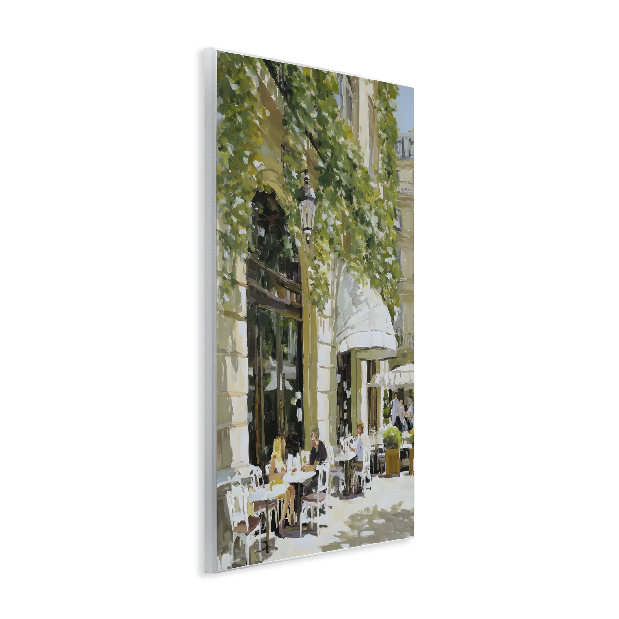 Stupell Industries Sunny Day Cafe Terrace Wall Plaque Art, design by Petal Prints Design