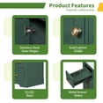 thumbnail image 7 of 36" Green Bathroom Vanity Base | Multi - functional Drawers for Bathroom Accessories | Solid Wood and MDF with Water - proof Surface | Keeps Bathroom Neat and Tidy, 7 of 7