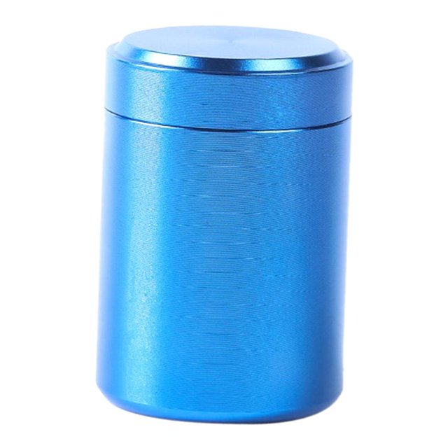 Bote de de té con tapas herméticas para té suelto, botes de cocina pequeños para almacenamiento de té, café, azúcar, 80 ml Azul Baoblaze Latas de latas de almacenamiento