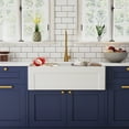thumbnail image 3 of Deervalley 33" L X 20" W Workstation Farmhouse Kitchen Sink With Sink Grid, Cutting Board & Dish-Drying Rack DV-1K0266, 3 of 14