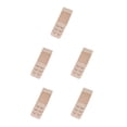thumbnail image 3 of Wisewang Extension Strap Bra Extenders Breathable Buckle 2 Hooks Accessories 3 Rows deep flesh 5Set, 3 of 6