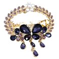 thumbnail image 4 of Pince à Cheveux Automatique Papillon: 3PCS Strass Français Barrette Accessoire de Cheveux, 4 of 10
