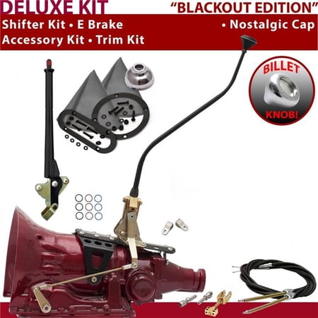 American Shifter TH200 Shifter Kit Black 23 in. Swan E Brake Cable Clevis Trim Kit for F6A40