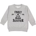 thumbnail image 2 of Inktastic Finally I'm the Big Sister Toddler Sweatshirt, 2 of 4