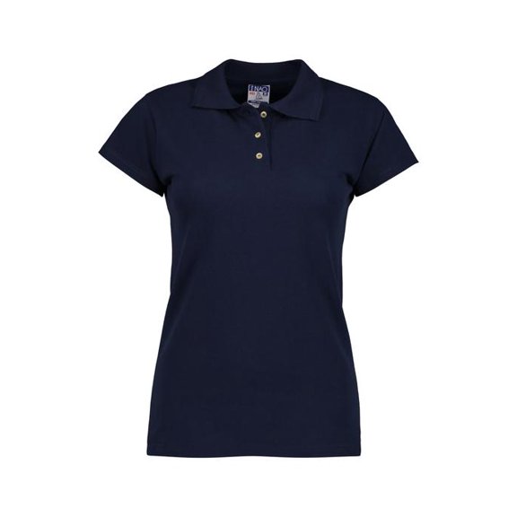 Playera Tipo Polo NAO Dama Piqué Marino Talla Grande