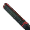 Buttendz TWIRL88 Hockey Stick Replacement Grip, Thin Player Knob (BLACK w/ FIRE RED Drip)