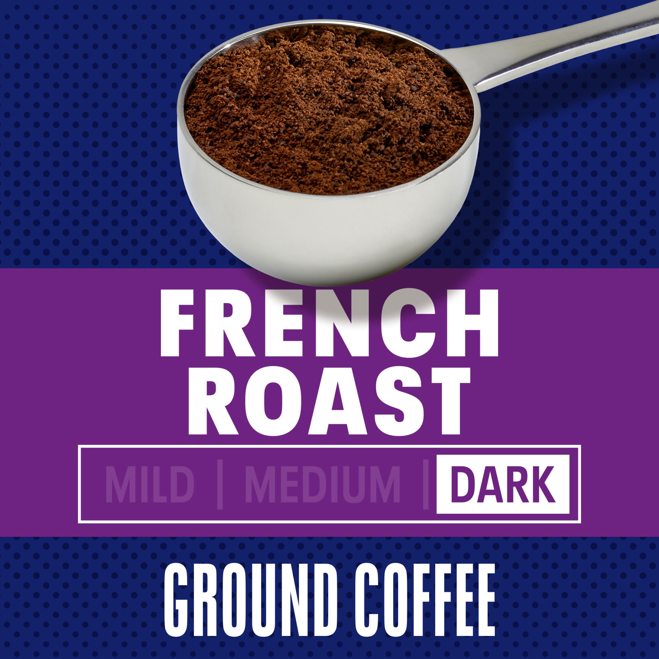 (6 pack) Maxwell House French Roast Dark Roast Ground Coffee, 25.6 oz Canister