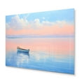 thumbnail image 2 of Designart "Horizon Boat Harmonious I" Transportation Metal Art Living Room, 2 of 5