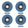thumbnail image 2 of Discos de Lija de Óxido de Aluminio Zirconio, 4.5 Pulgadas, Azul, 10 Piezas, Grano 40, Máx. 13300 RPM, para Amoladoras Angulares, 2 of 7