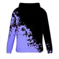 thumbnail image 4 of Patlollav Men Hooded Sweatshirts Casual Fashion Round Neck Print Pullover Long Sleeve Tops Purple XXXXL, 4 of 4