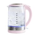 thumbnail image 1 of GreenLife 1.7 Liter Glass Electric Kettle, Easy One Touch Use, Quick Heating, Filtered Spout, LED Base, Auto Shut-Off, Cordless Serving, Coffee and T, 1 of 9