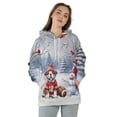 thumbnail image 4 of Hello Winter Bulldog Football Snowman Welcome Snowy Morning All Over Print 3D Hoodie Unisex Merch Hoodies Dog Lover Gifts Idea - 01012, 4 of 6