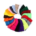 thumbnail image 2 of Opolski Unisex Autumn Winter Candy Color Elastic Knitted Hat Beanie Skull Cap Headgear, 2 of 8