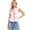 Red Tank Tops, variant on Women Tank Tops Summer Solid Color Sleeveless Halter Neck Ruffle Camisole Tie Front V Neck Loose Flowy Blouse Tops For Casual Outings Cozy Ladies Camis