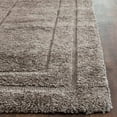 thumbnail image 4 of SAFAVIEH Florida Mason Bordered Shag Runner Rug, Grey, 2'3" x 11', 4 of 6