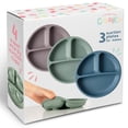 thumbnail image 1 of Platos de Succión ChériKid Azul con Superfuerte Cuádruple Succión para Bebés y Niños Pequeños, 1 of 7