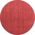 thumbnail image 1 of Ahgly Company Machine Washable Indoor Round Abstract Red Modern Area Rugs, 6' Round, 1 of 4