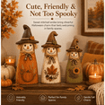 thumbnail image 6 of Vintage Wooden Scarecrow Fall Decor Set, Fall Tiered Tray & Mantel Decor Sets, Cute Rustic Standing Autumn Tabletop Statues, Farmhouse Home Decor Gifts for Thanksgiving Holidays, 6 of 9