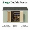 thumbnail image 4 of Little Cottage Co. 10x14 Value Gable Shed with Side Entry and Floor, Outdoor Wood Storage Do-It-Yourself Kit, 4 of 13