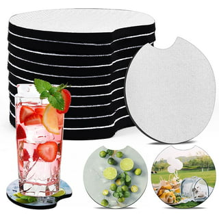 Buy Sublimation Blanks Car Coasters, Absorbent Ceramic Sublimation Coasters  Blanks for Cup Holders Bulk, Absorb Spills to Keep Cupholders Clean  (White-Light (Ceramic for thermal transfer)) Online at desertcartKUWAIT