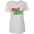 thumbnail image 3 of Inktastic Oh Snap Broken Gingerbread Women's T-Shirt, 3 of 5