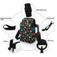 thumbnail image 5 of HELLHERO Sling Bag for Adult Daily Commute or Casual Outings Paw prints Travel Crossbody Purse Double Zipper Paw prints, 5 of 7