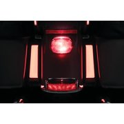 Kuryakyn 2901 Motorcycle Lighting Accessory: Tracer LED Run/Turn/Brake Light Saddlebag Support Inserts for 2014-20 Harley-Davidson Motorcycles, Gloss Black, 1 Pair