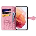 thumbnail image 4 of Funda Cartera FOXDOCK para Samsung Galaxy S21FE , Flip PU con Relieve de Gatos y Perros, Tarjetero y Soporte, 4 of 6