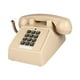 thumbnail image 5 of Teléfono con cable, números fáciles de leer, teléfono de una sola línea, diseño retro con cable Beige, 5 of 9